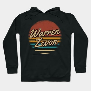 Warren Zevon Retro Style Hoodie